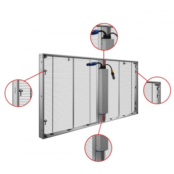 Painel de Led Transparente...